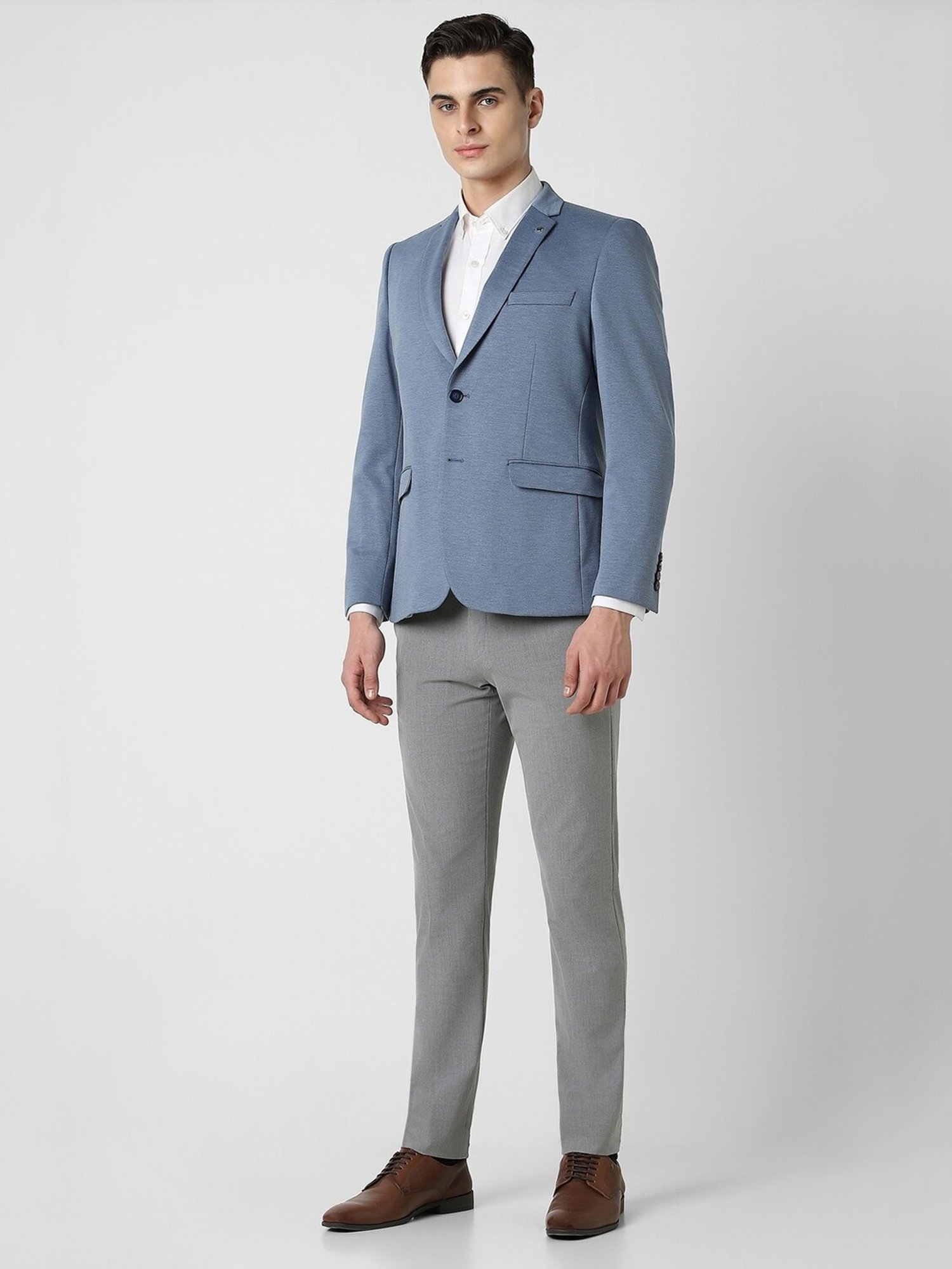 Vastramay Black Regular Fit Blazer