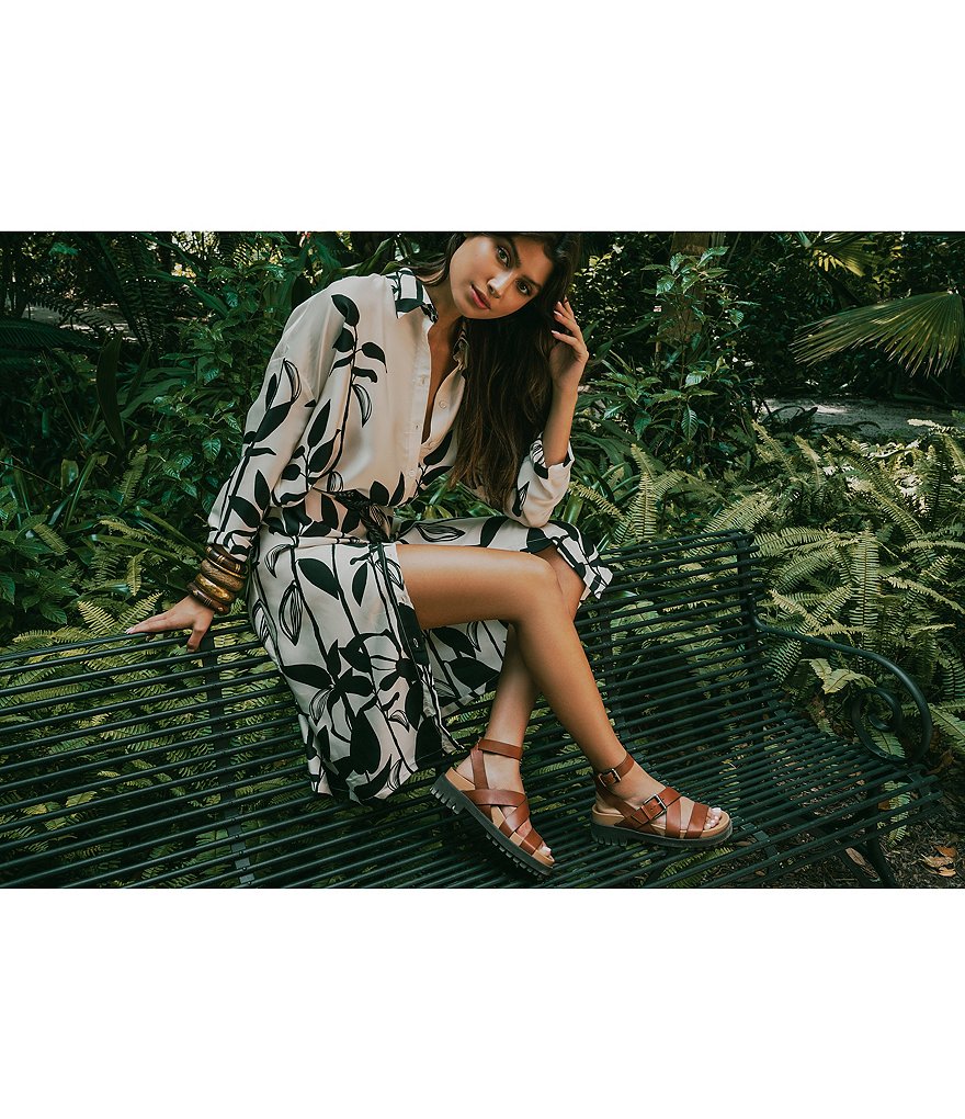 Sam Edelman Eleanora Leather Ankle Wrap Sandals