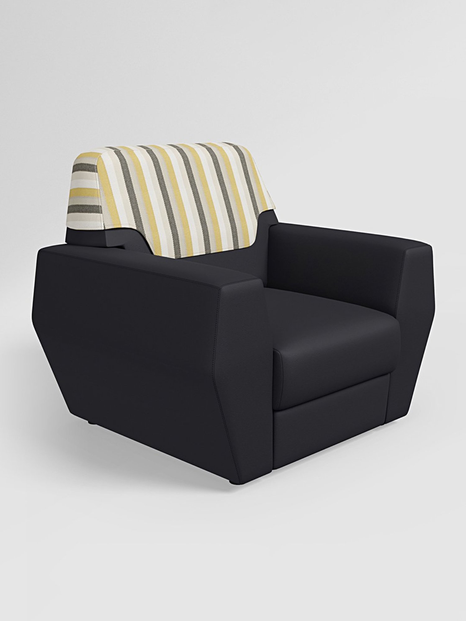 Queen Brady Convertible Sofa with Storage Gray - Serta