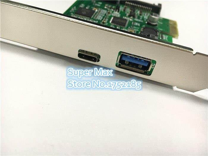 USB Type-C + USB Changing Port +19pin USB header PCI-e Card Desktop PCI Express to USB Adapter card for MACPRO OSX 10.9