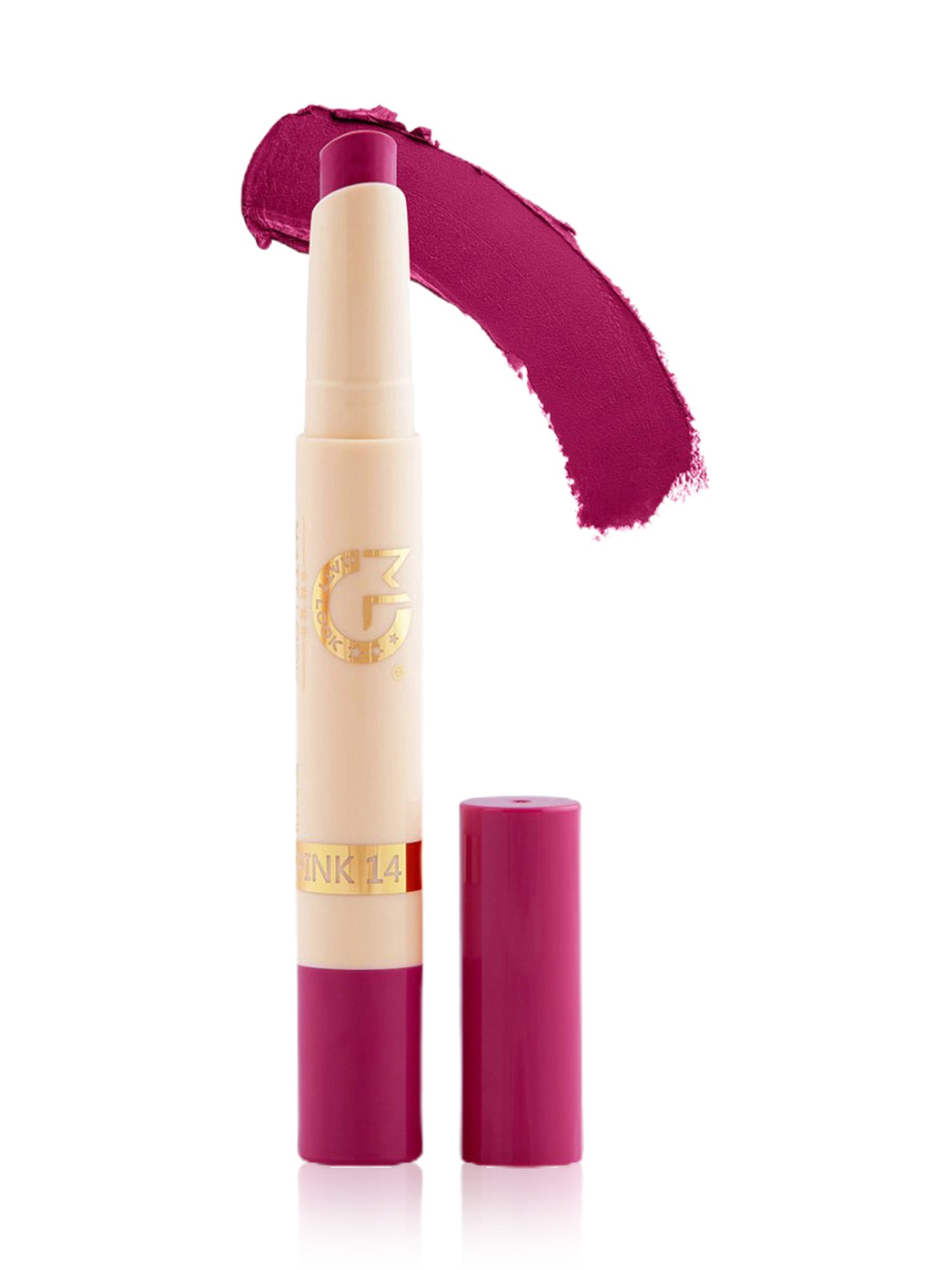 Matt Look Velvet Smooth Non Transfer Lipstick 14 Fushcia Pink - 2 gm