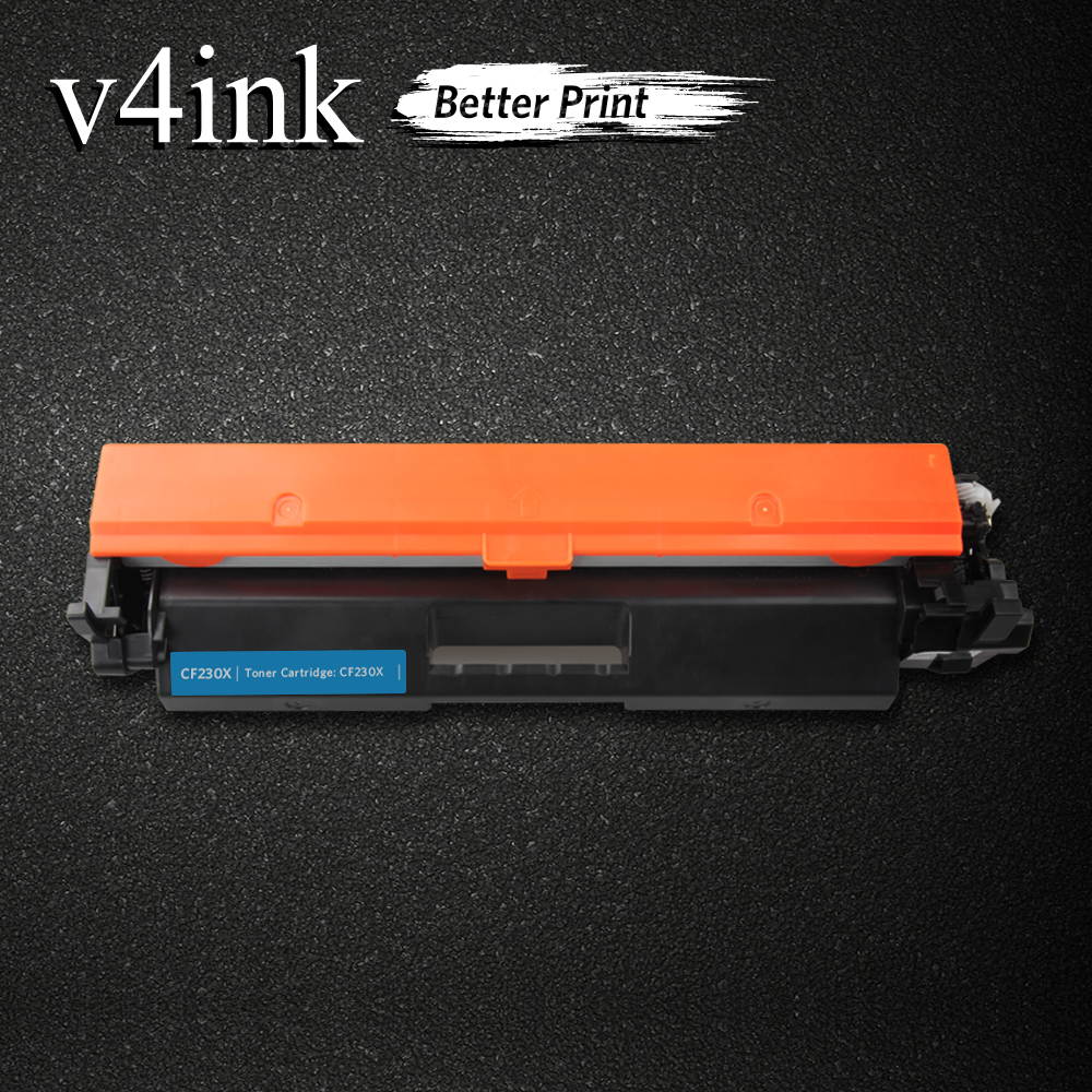 V4INK Compatible HP CF230X 30X Toner Cartridge (2-Pack) High Yield with chip for HP Laserjet Pro MFP M227fdw M227fdn M227sdn M227 M203dw M203d M203dn M203 203dw Printer