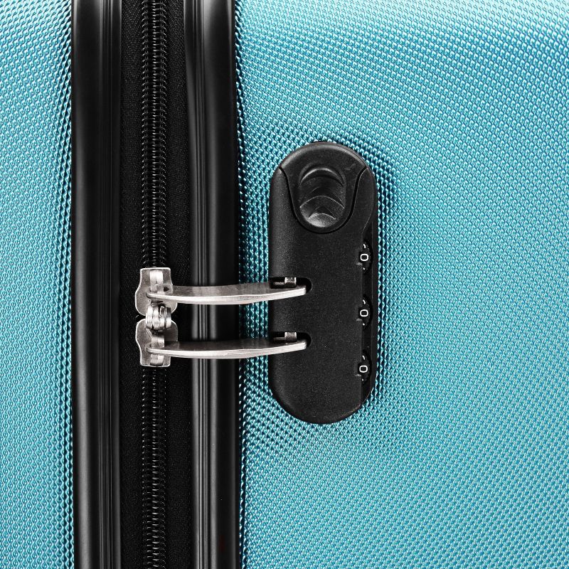 Elite Luggage 3pc Hardside Spinner Luggage Set - Teal