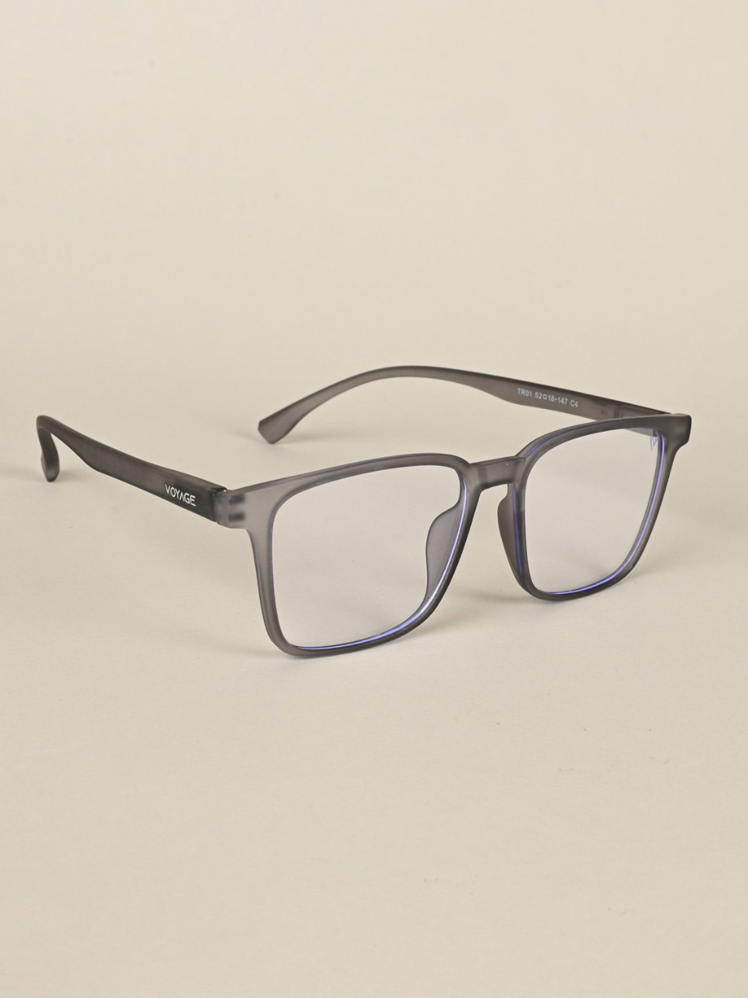 Voyage Grey Square Unisex Sunglasses