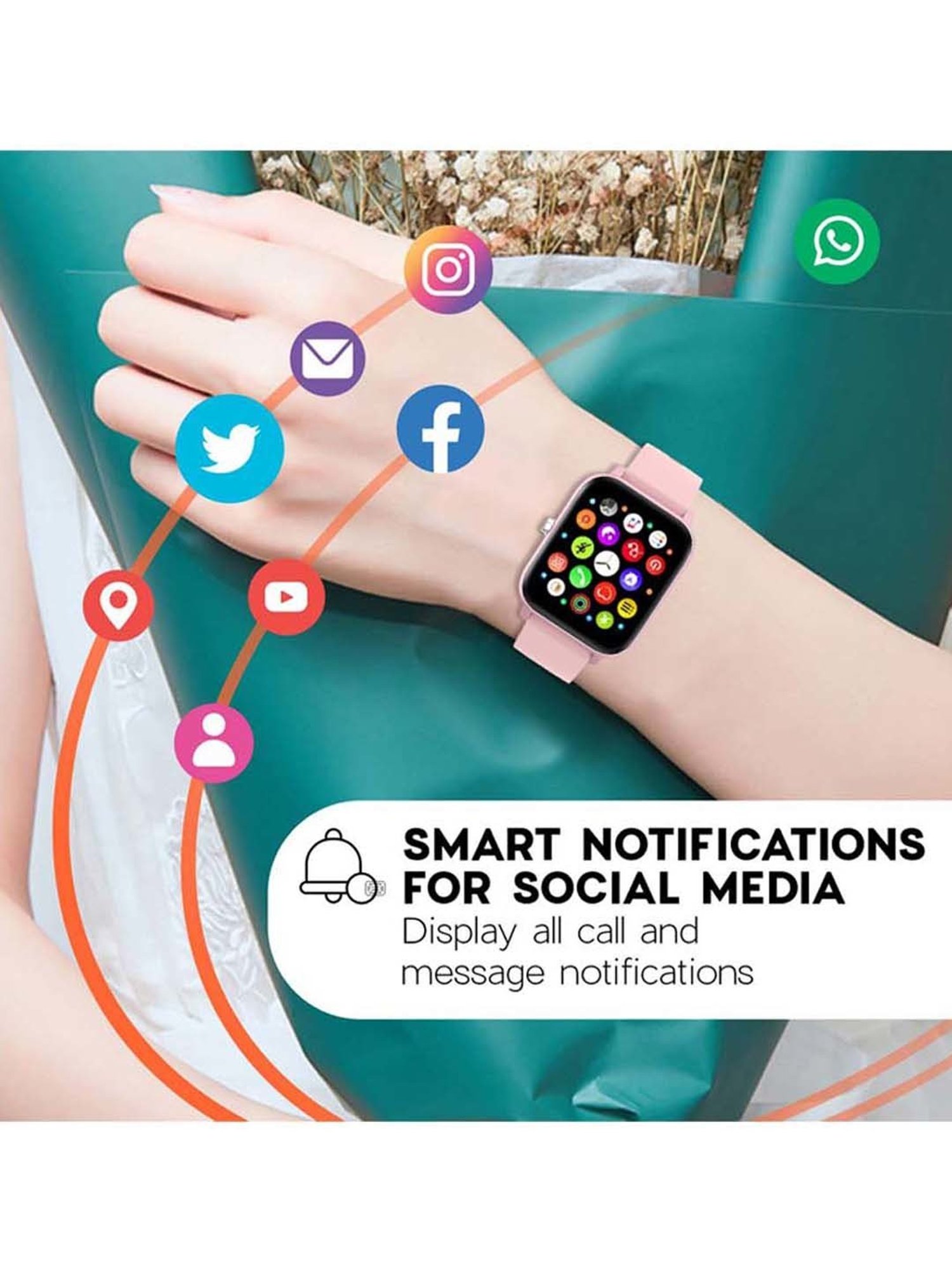 I Kall W1 Smartwatch (Black)