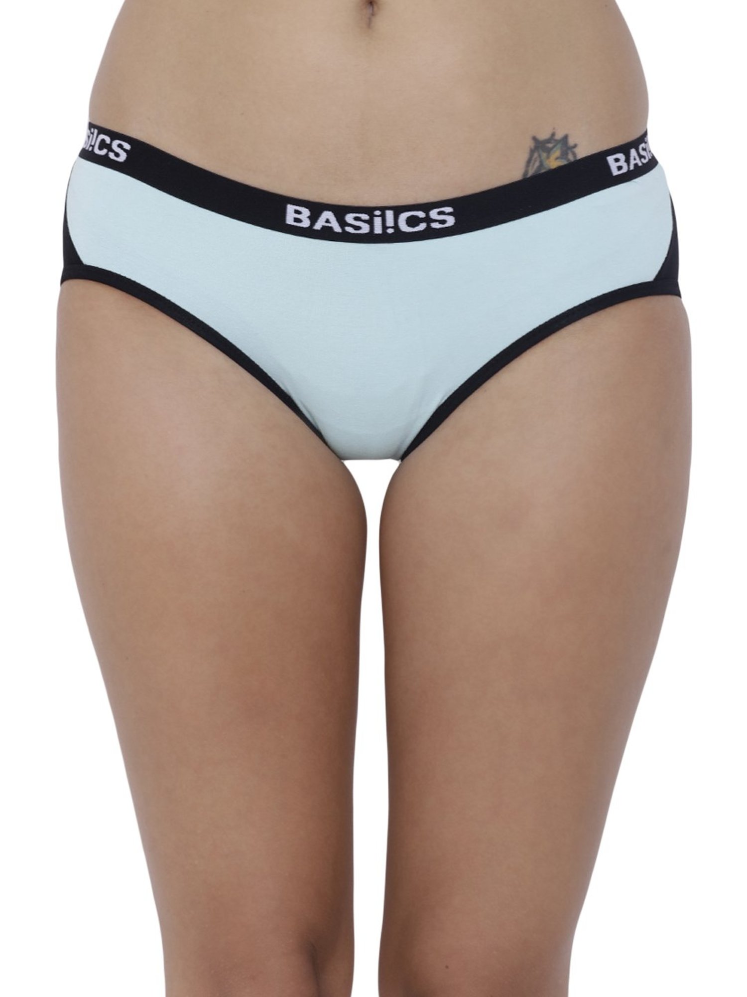 BASIICS by La Intimo Steel Grey Hipster Panty