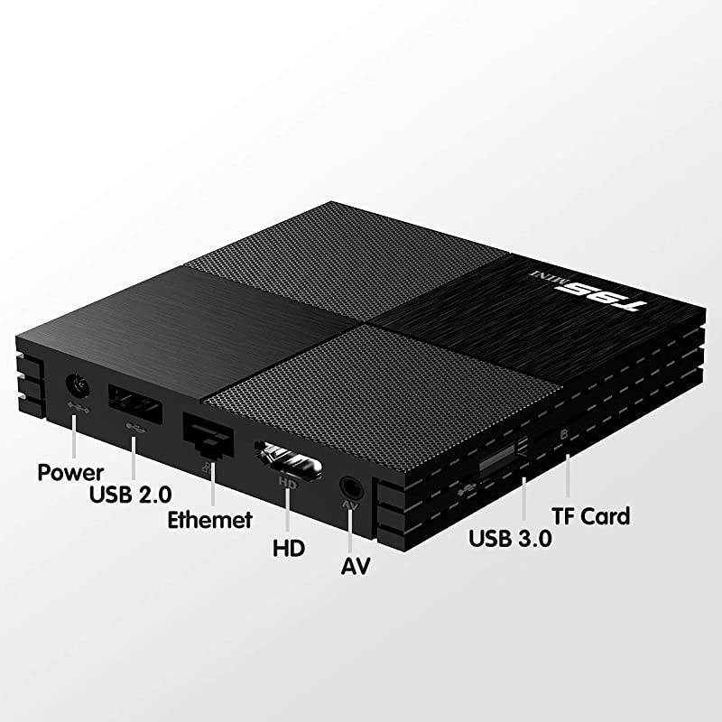 TV Box 9.0,Smart TV Boxes 2GB Ram 16GB ROM H6 Quad-Core 6K Ultra HD 2.4G WiFi H.265 Decoding 3D T95MINI Internet Media Player