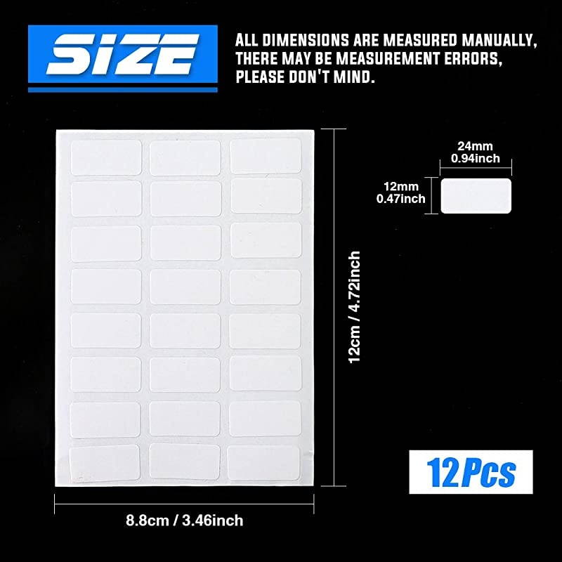 200Pieces 6 Inch Nylon Cable Marker Ties Selflocking Cord Tags Write on Ethernet Label Wire Straps with 3 Marker Pens and 288Pcs White SelfAdhesive Cable Labels for Home and Office Use