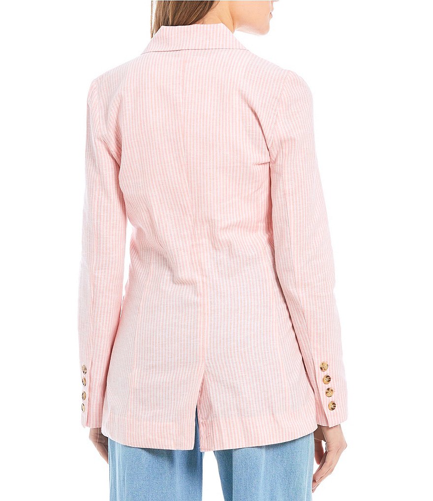 Takara Ruched-Sleeve Coordinating Suiting Jacket