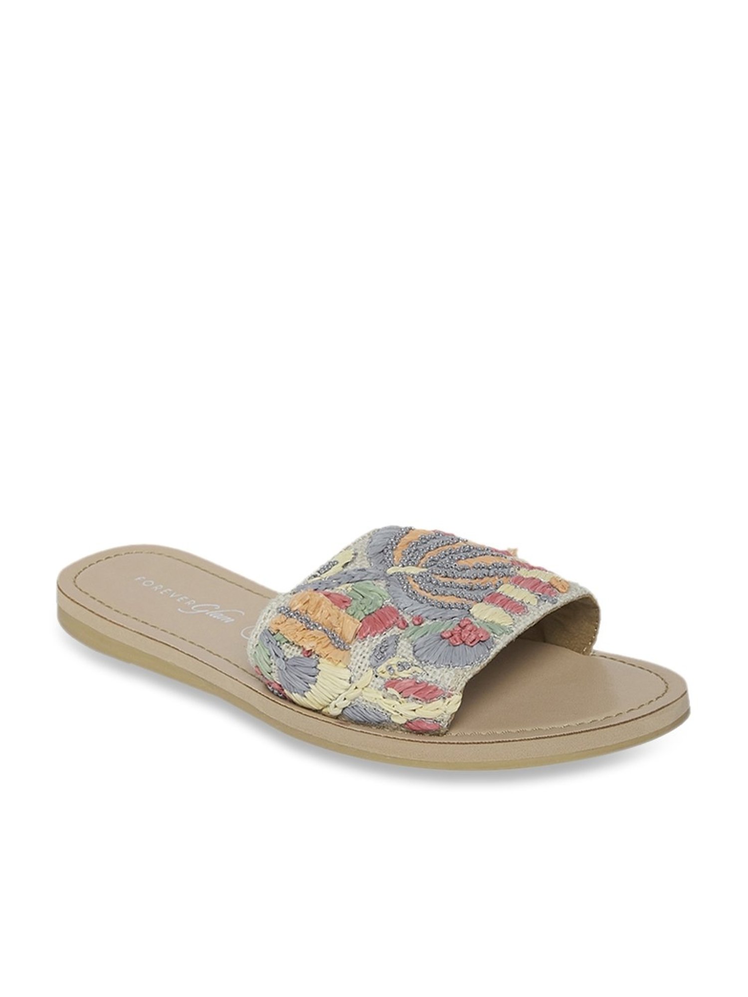 Forever Glam by Pantaloons Women's Multicolor Ethnic Sandals