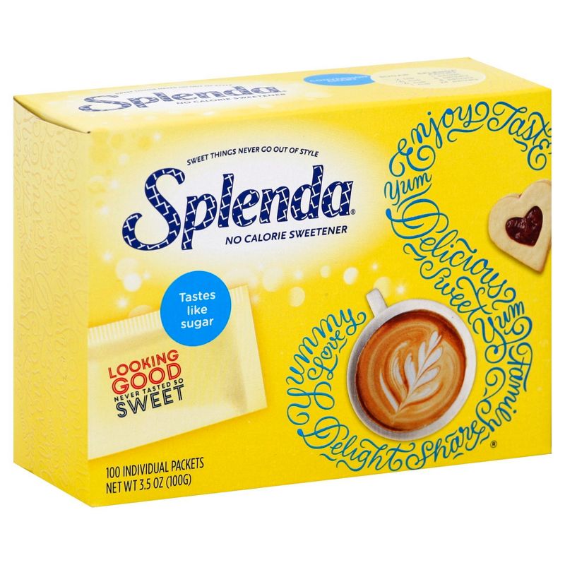 Splenda No Calorie Sweetener Packets 3.5oz/100pk