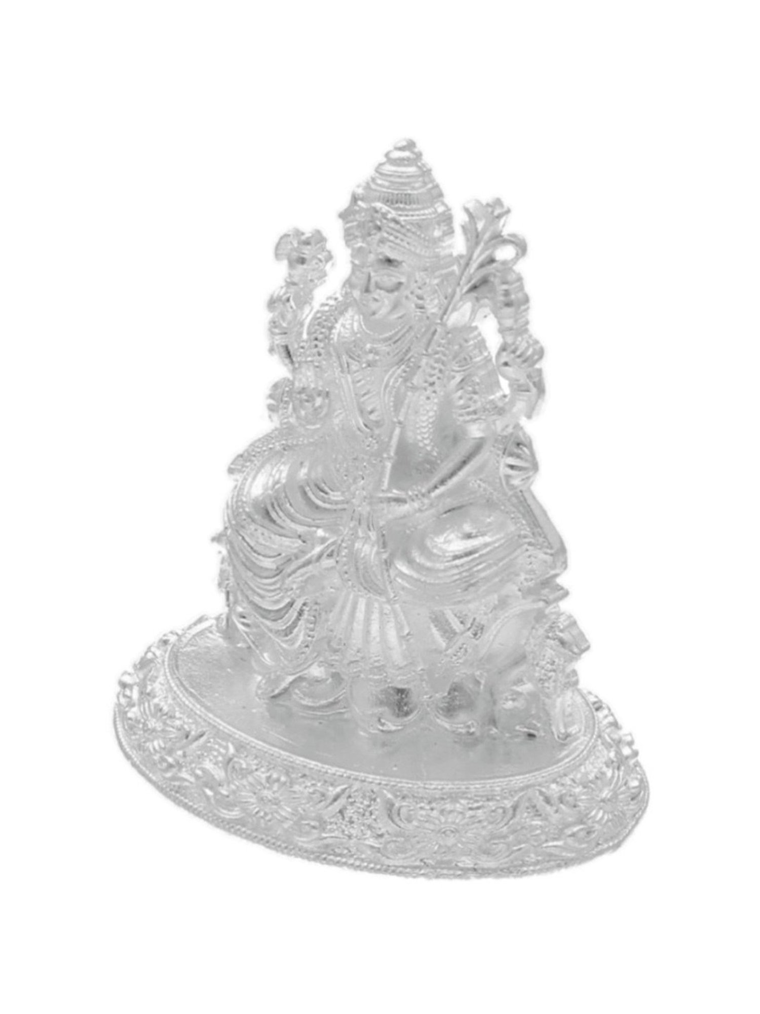 Sri Jagdamba Pearls 0.8 Silver Kamkshi Devi Divine Idol - 11 gm