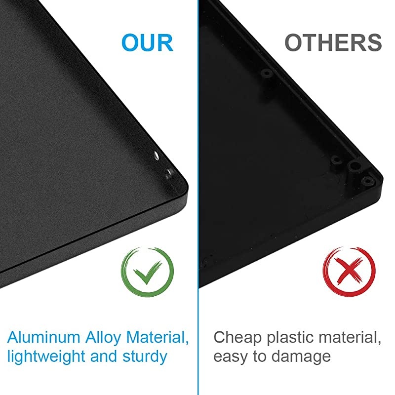 to SATA Enclosure to 25 SATA Adapter with Aluminum CaseSATA SSD Hard Drive to 25 Inch SATA 30 Converter with Case