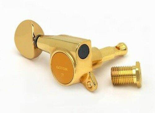 NEW - Gotoh 6L LH Lefty Mini Tuning Keys, 16:1 - GOLD