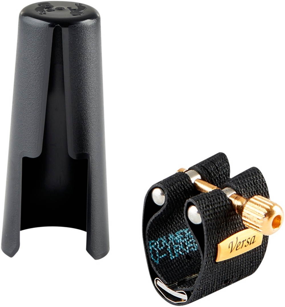 Rovner Versa Soprano Saxophone Ligature and Cap Fits Most Hard Rubber Soprano Sax Mouthpieces