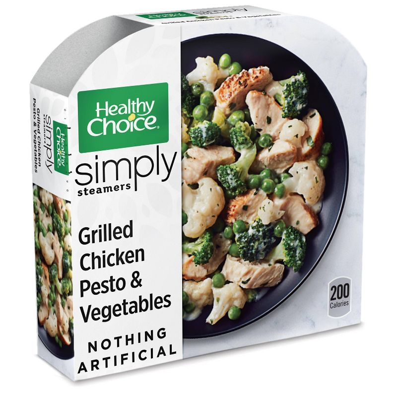 Healthy Choice Simply Steamers Grilled Frozen Chicken Pesto and Vegetables - 9.15oz