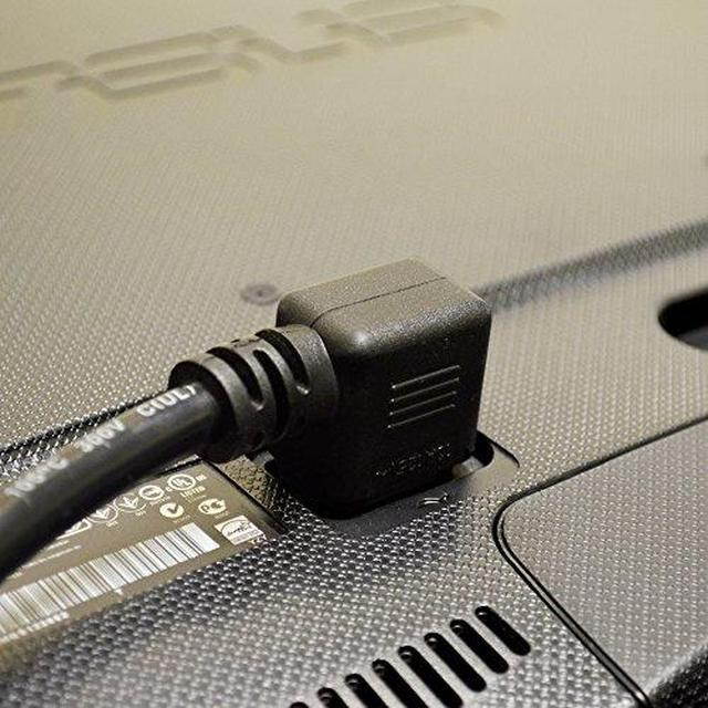 Cable Matters 2-Pack 16 AWG Right Angle Power Cord (Power Cable) 6 Feet (NEMA 5-15P to Angled IEC C13)