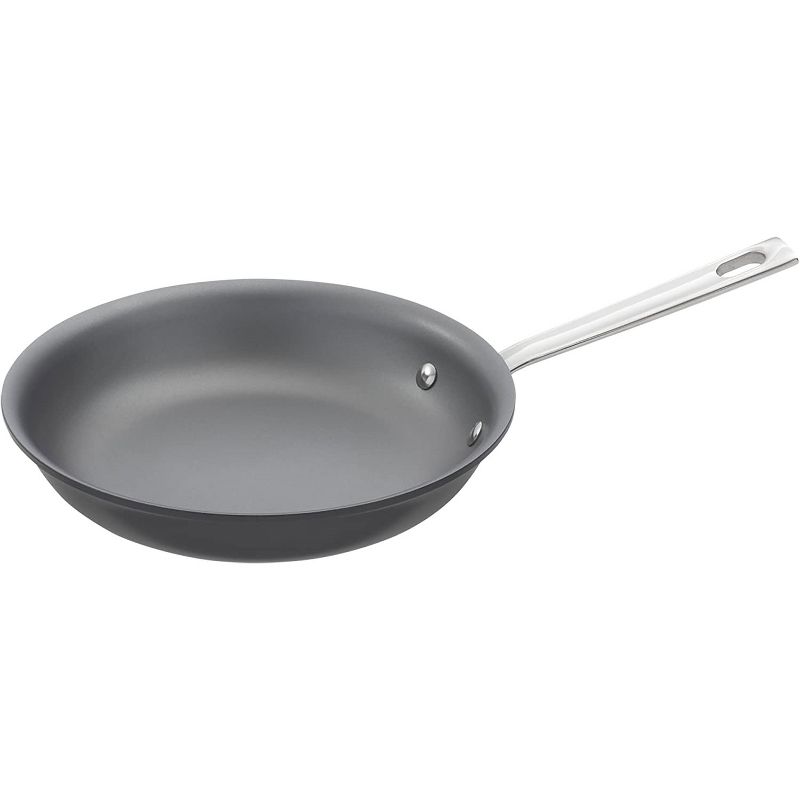 Emeril Lagasse 62920 Nonstick Hard Anodized Stainless Steel Covered 12 Piece Stove Top Cookware Set with Glass Lid, Dishwasher Safe, Gray