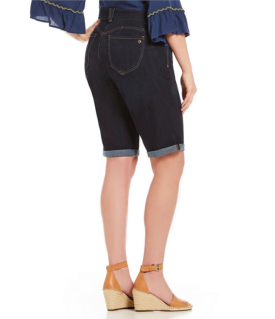 Democracy Plus Size #double;Ab#double;solution Cuffed Bermuda Shorts
