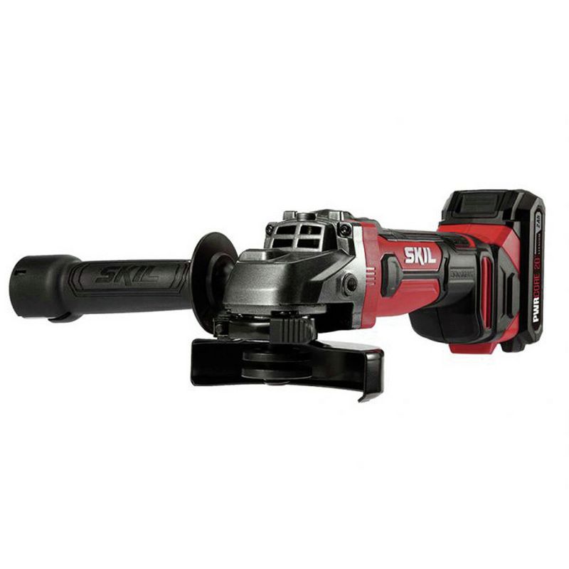 Skil AG290202 PWRCore 20 20V 4-1/2 in. Angle Grinder with (1) 2 Ah Lithium-Ion Battery and Charger