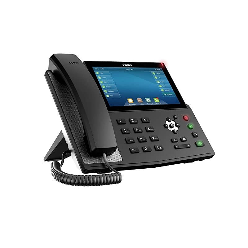 X7 Enterprise VoIP Phone 7Inch Color Touch Screen 20 SIP Lines Power Adapter Not Included