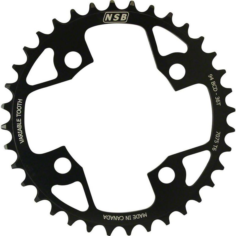 NSB Variable Tooth Chainring Chainring- Tooth Count: 36 Chainring BCD: 94