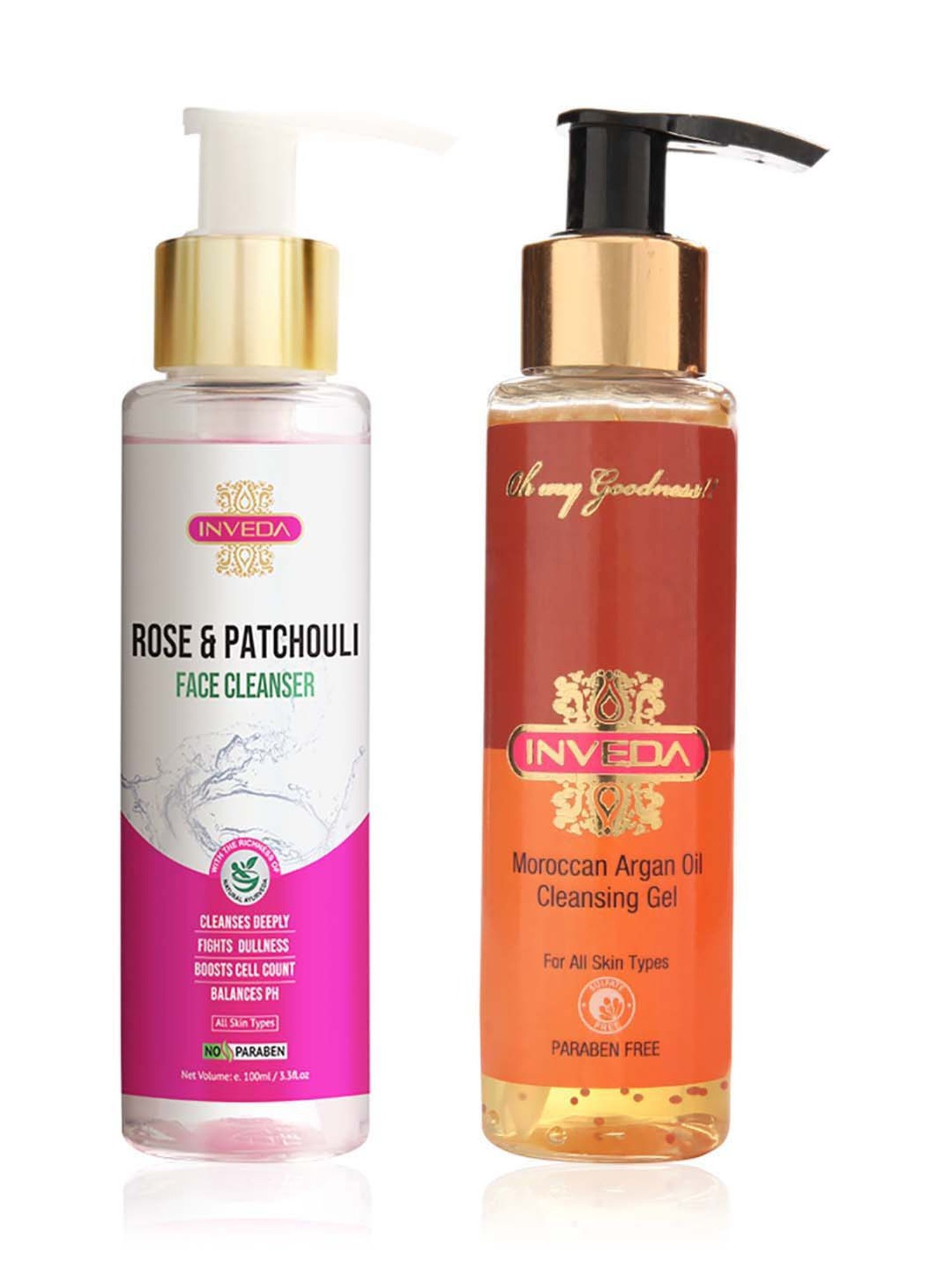 INVEDA AM-PM pH Balancer Face Wash Regimen Pack of 2 - 200 ml