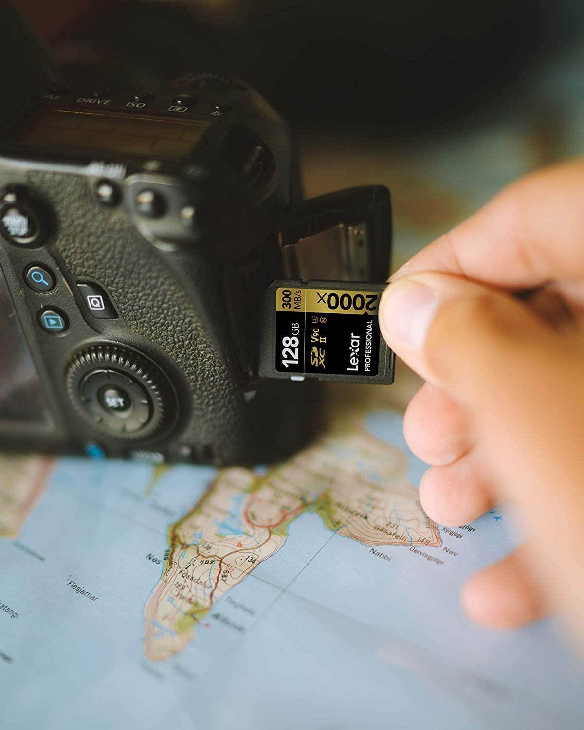 Lexar 128GB PRO SDHC 2000X RDR UII BL NA