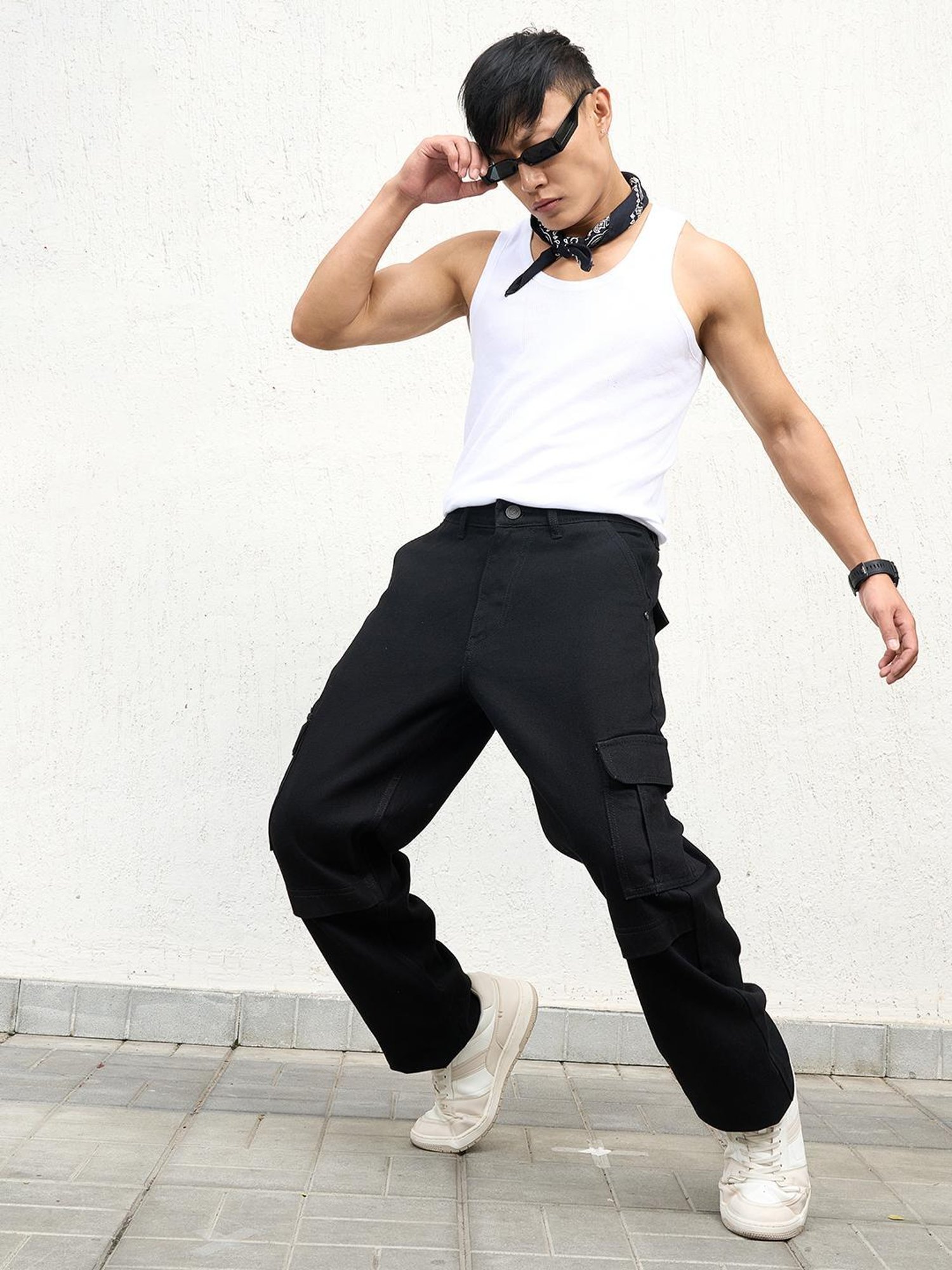 Hubberholme Men Cotton Long Sleeves Oversized Checked Double Pocket Shirt 21