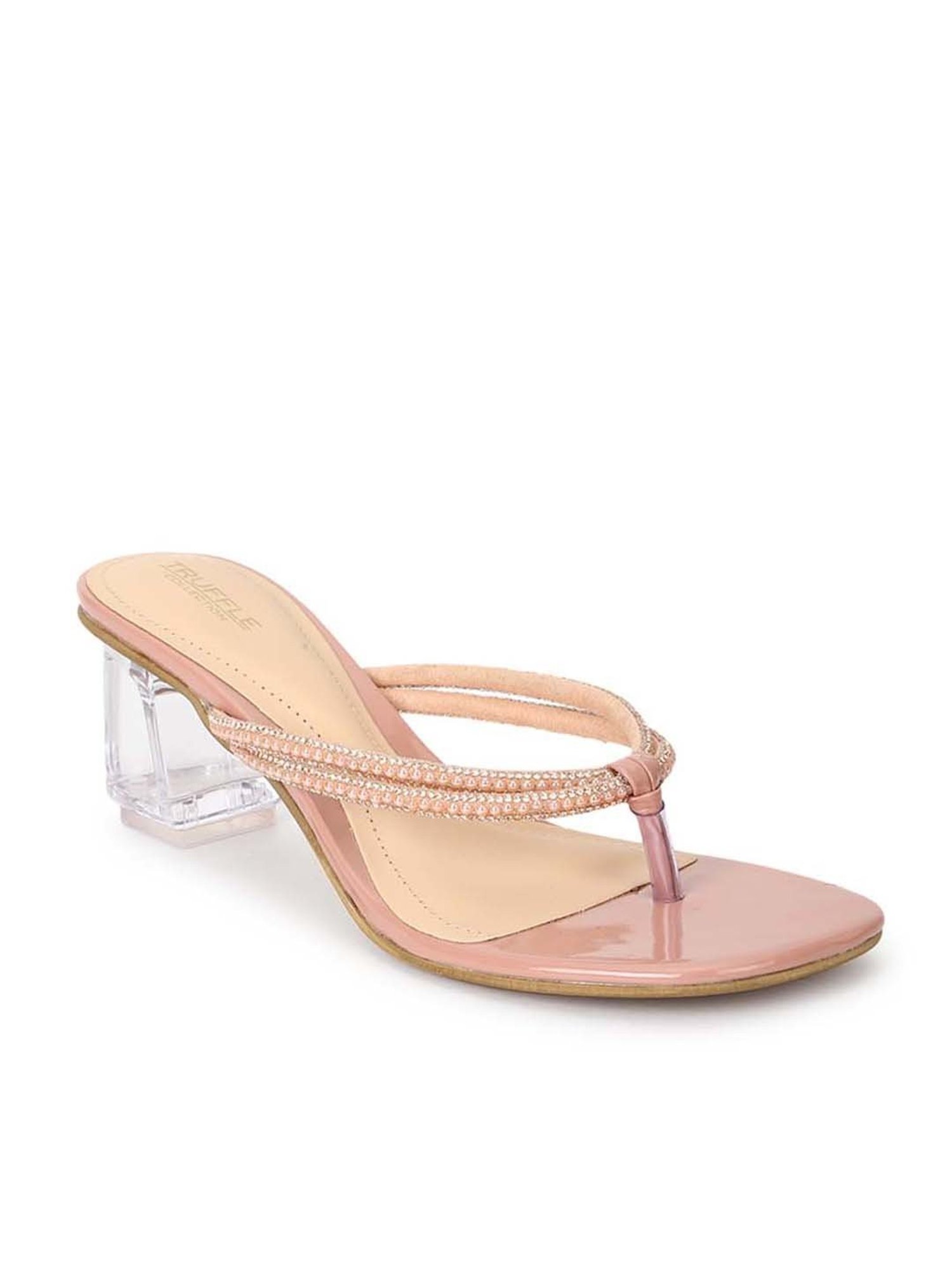 Truffle Collection Women's Nude Thong Sandals