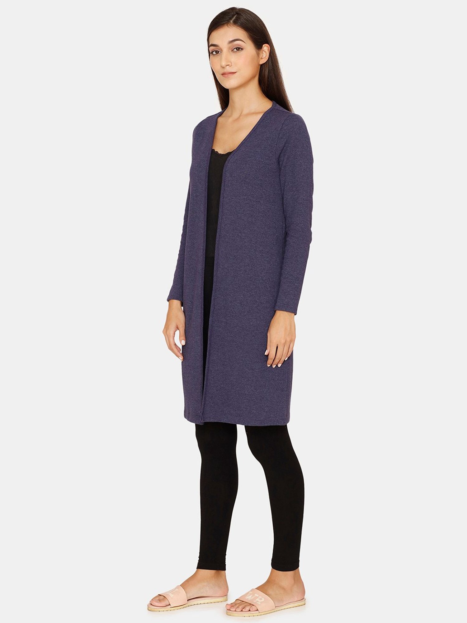 Zivame Blue Long Shrug