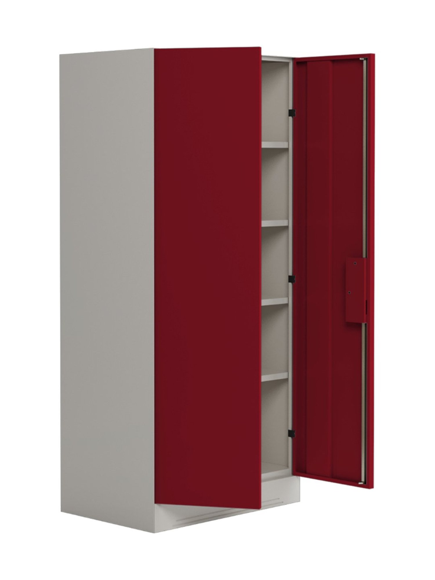 Godrej Interio Slimline 2-Door Steel Almirah, Red (1-Year Warranty)