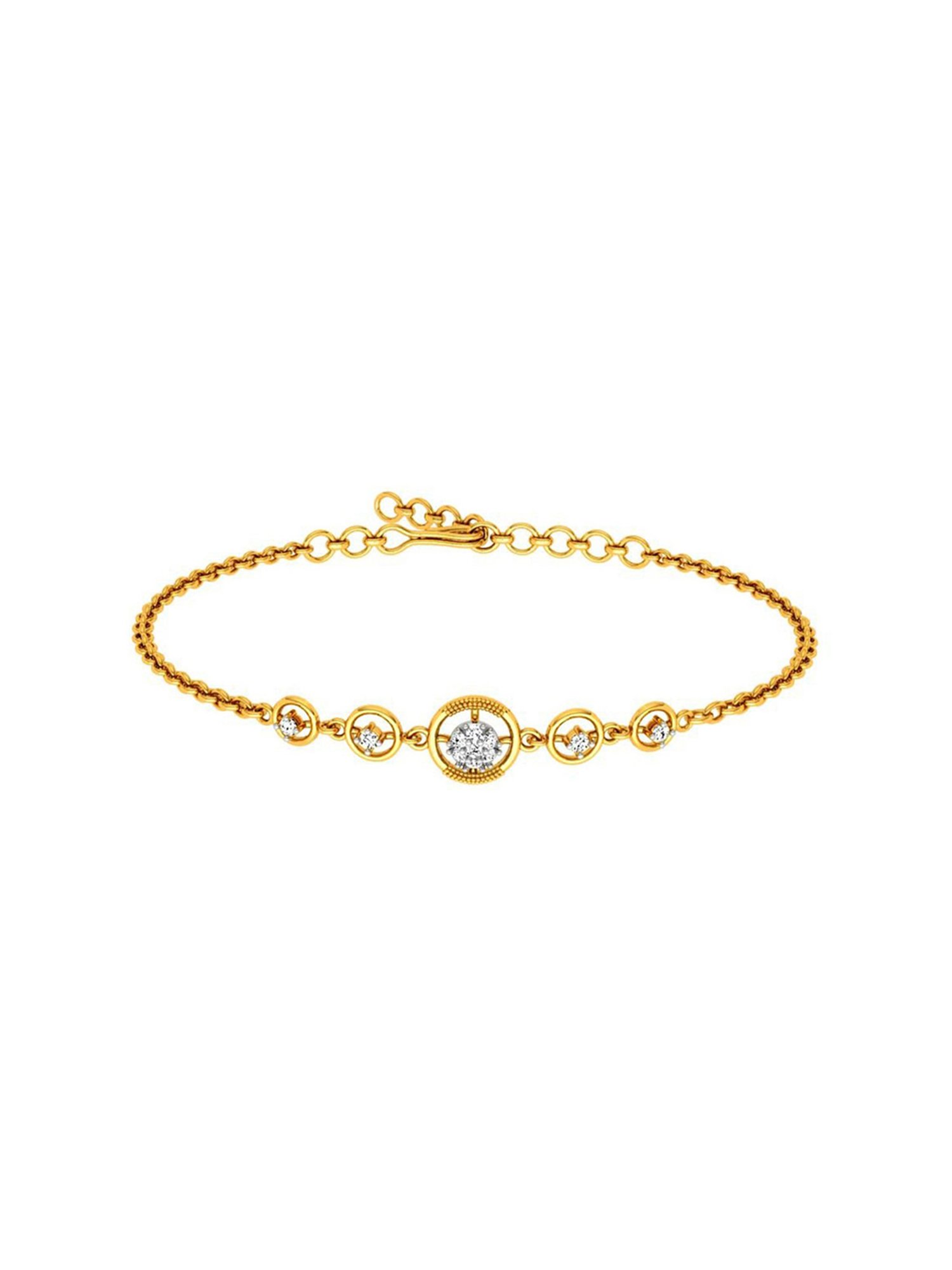 P.C. Chandra Jewellers 22k Yellow Gold Winsome Whirl Bracelet