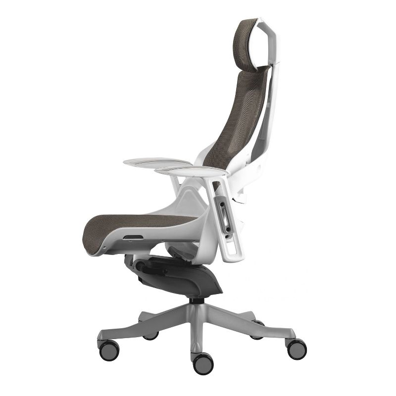 Lux Ergonomic Executive Chair Gray - Techni Mobili
