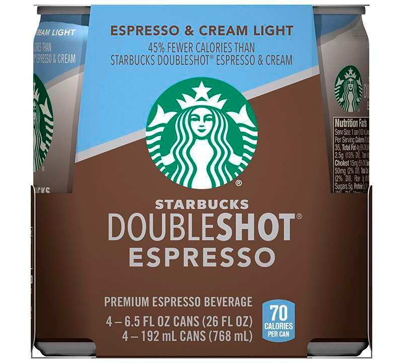 Starbucks Doubleshot Espresso Light Premium Coffee Drink - 4pk/6.5 fl oz Cans