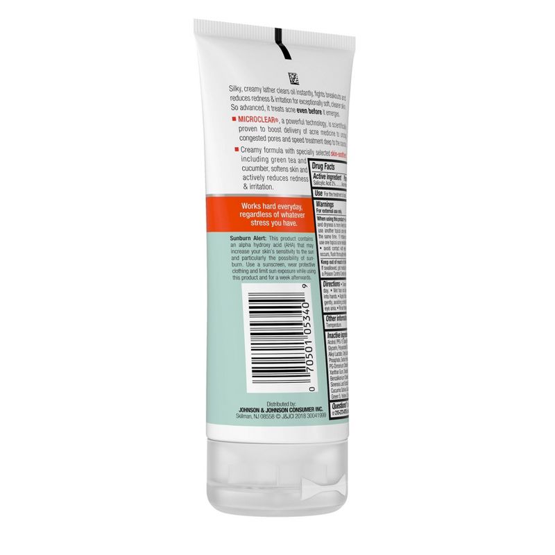 Neutrogena Oil-Free Acne Stress Control Power-Cream Wash - 6 fl oz