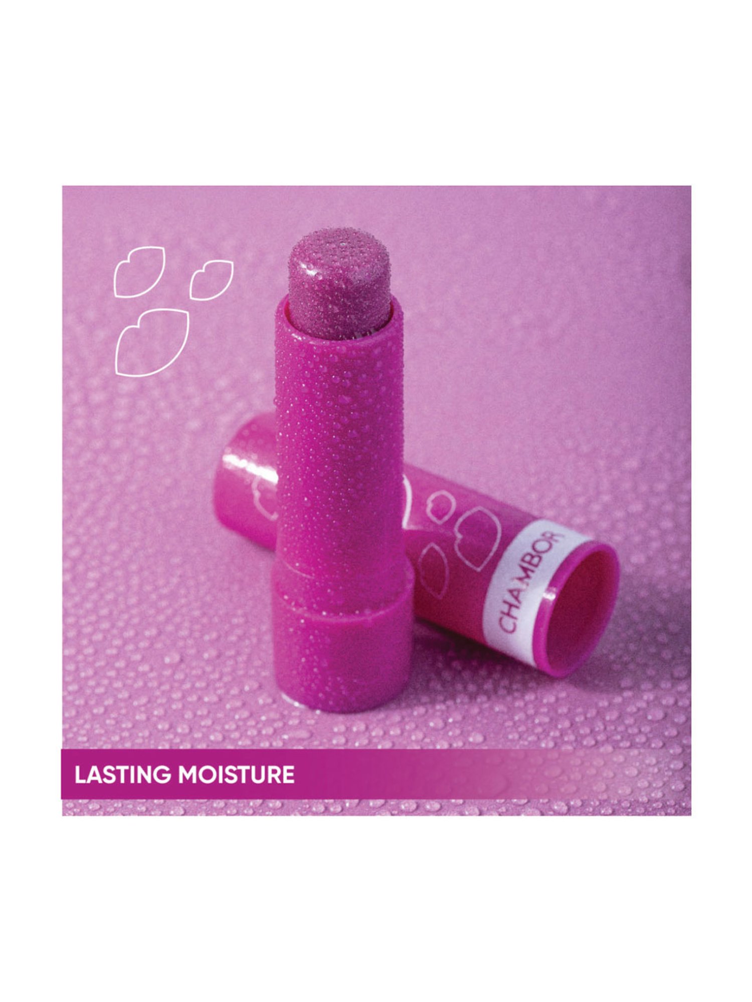 Chambor Le Mwah! Moisturising Tinted Lip Balm with Antioxidant & SPF22 Mauve Air-Kiss - 4.5 gm