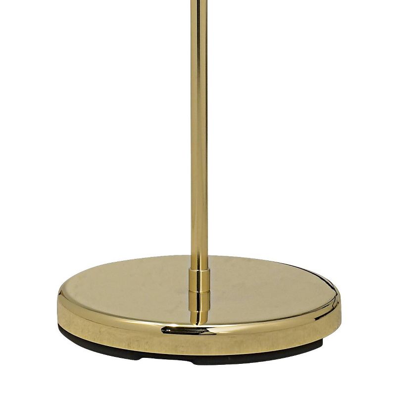 Regency Hill Modern Pharmacy Floor Lamp Brass Adjustable Metal Head for Living Room Reading Bedroom Office