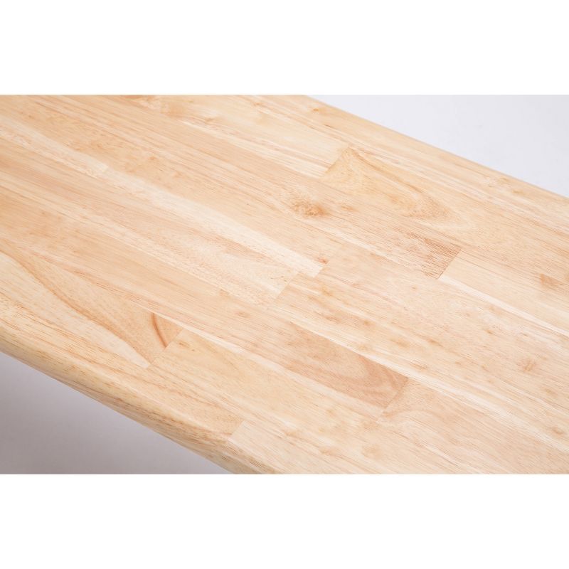 Farmhouse Dining Bench Wood/White/Natural - Boraam