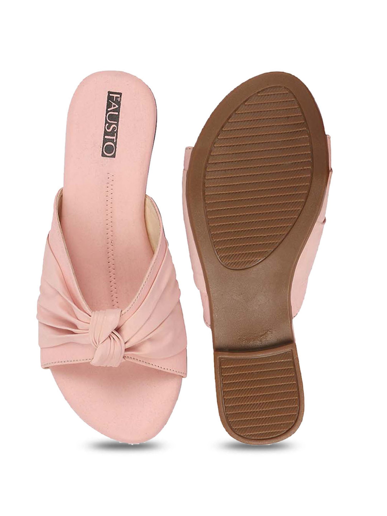 Fausto Women's Pink Casual Sandals