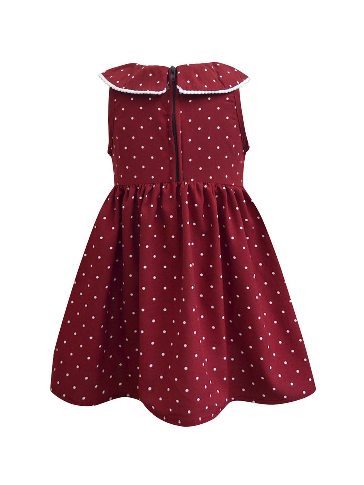 A.T.U.N. Maroon Printed Dress