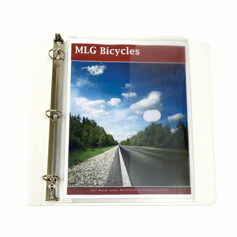 C-Line Poly Binder Pockets, 11 1/2 X 9 1/4, Clear, 5/Pack 57537