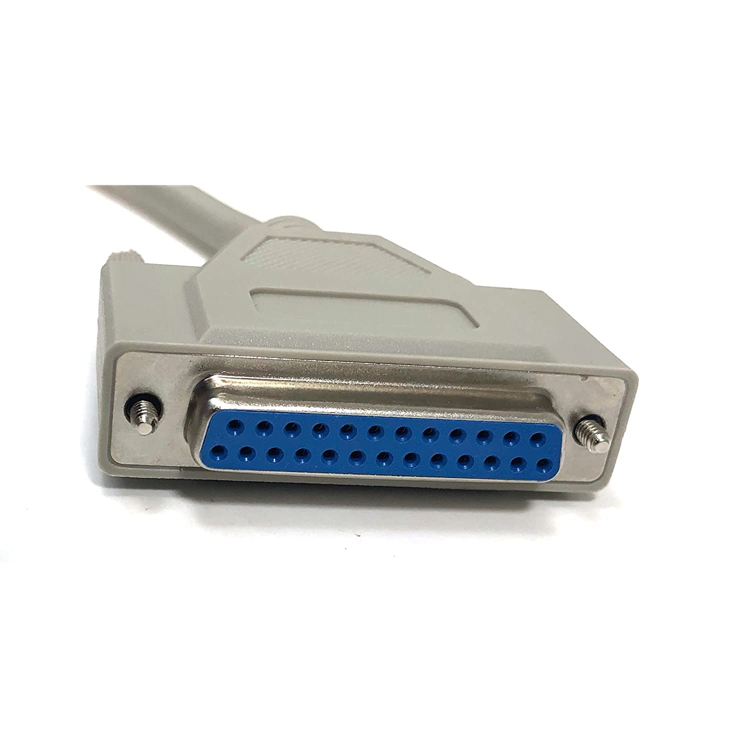 Micro Connectors, Inc. 50 feet Serial Extension Cable Bi Directional 25C, DB25M/F, (M02-255)
