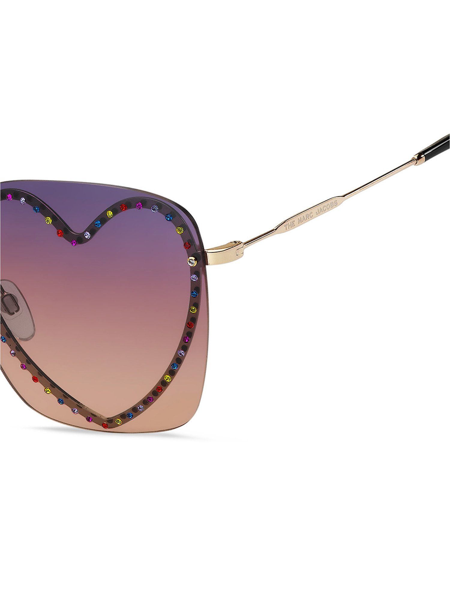 Marc Jacobs Grey Square Sunglasses for Women