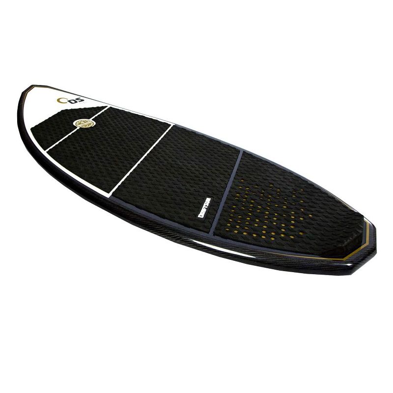 Driftsun 4 Foot 9 Inch Fifty 50 Combination Skim and Wakesurf Riding Board with 3 Removable Fins for Intermediate to Advanced Riders