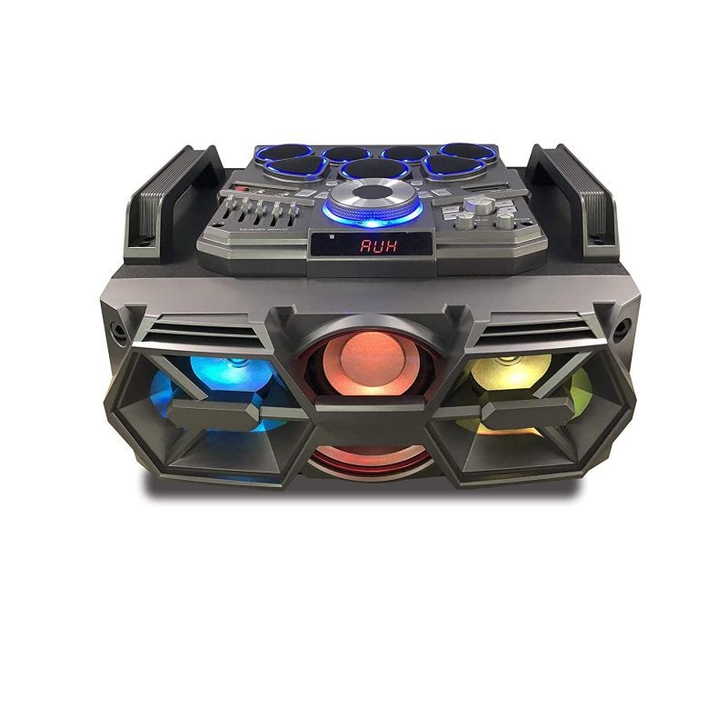 Sylvania Bluetooth Light-Up Speaker and DJ System with Drum Kit
