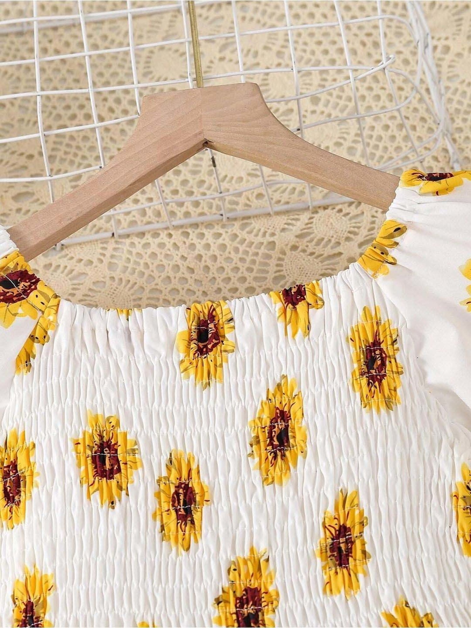 Many Frocks Kids Red Solid Dress