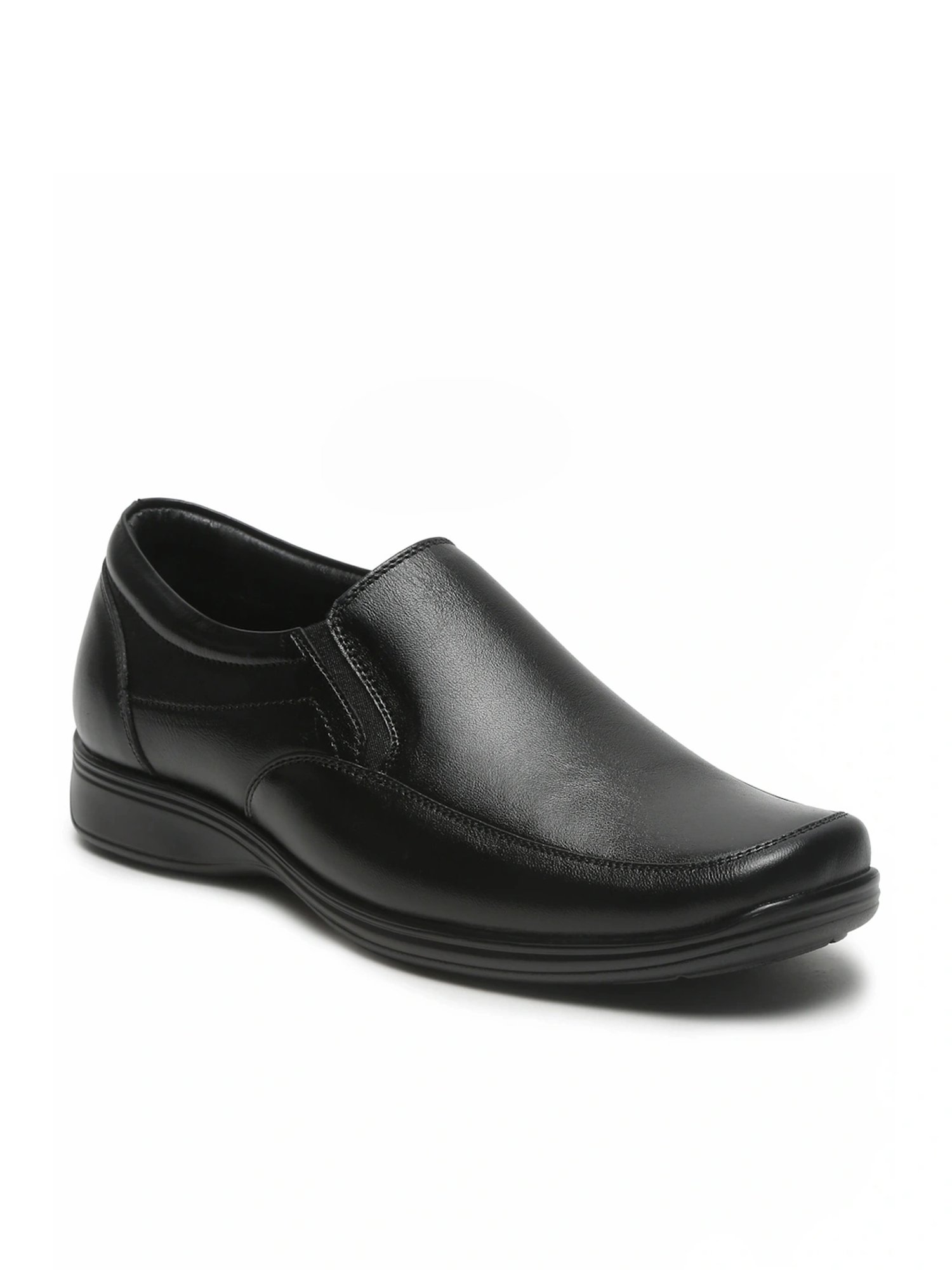 Teakwood Leathers Men's Black Formal Loafers