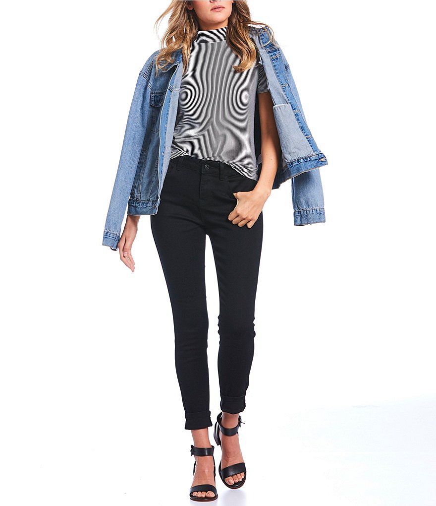 Hippie Laundry Power Stretch Mid Rise Skinny Jeans