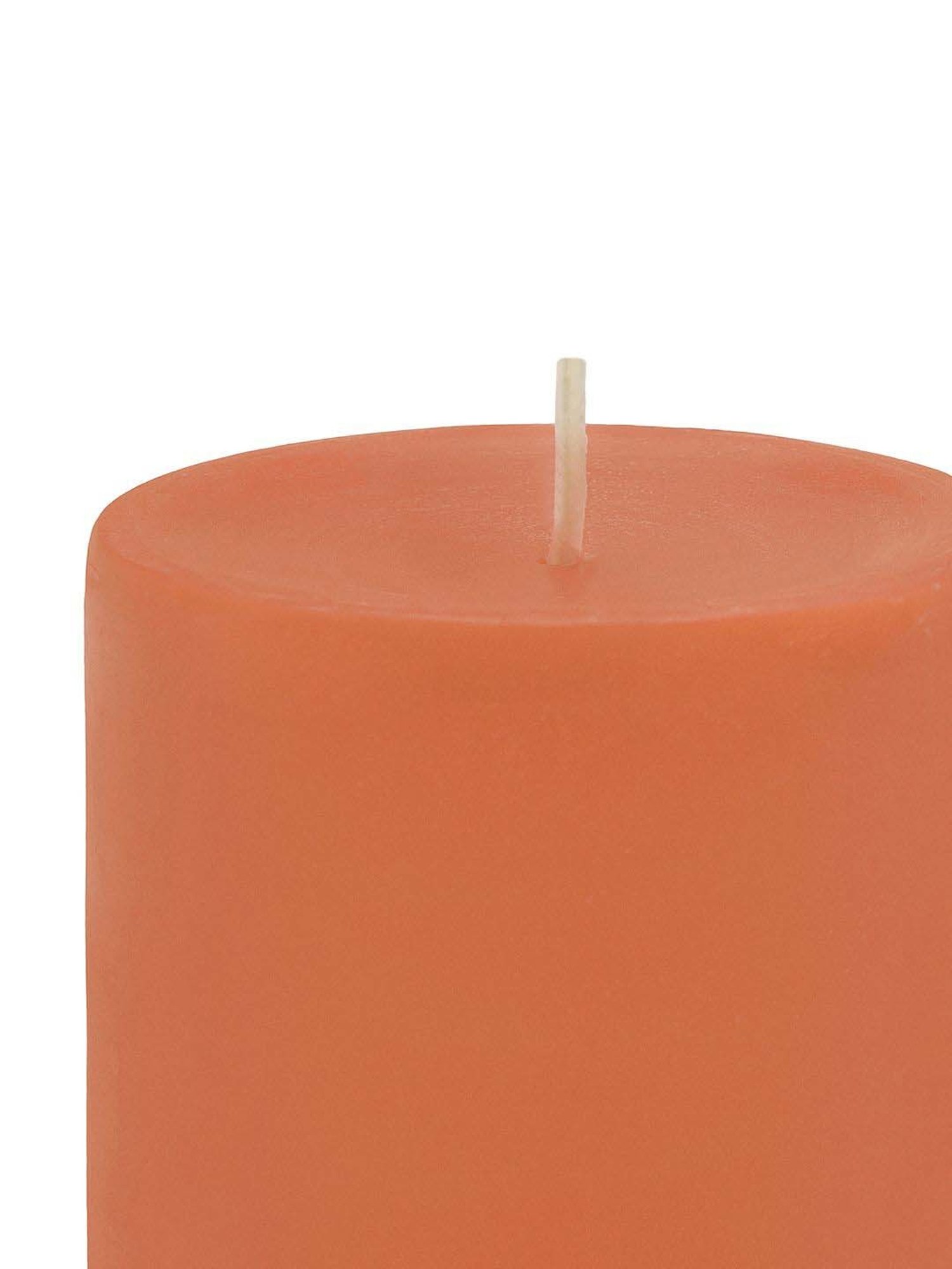 Pure Home and Living Orange Vanilla Medium Pillar Candle